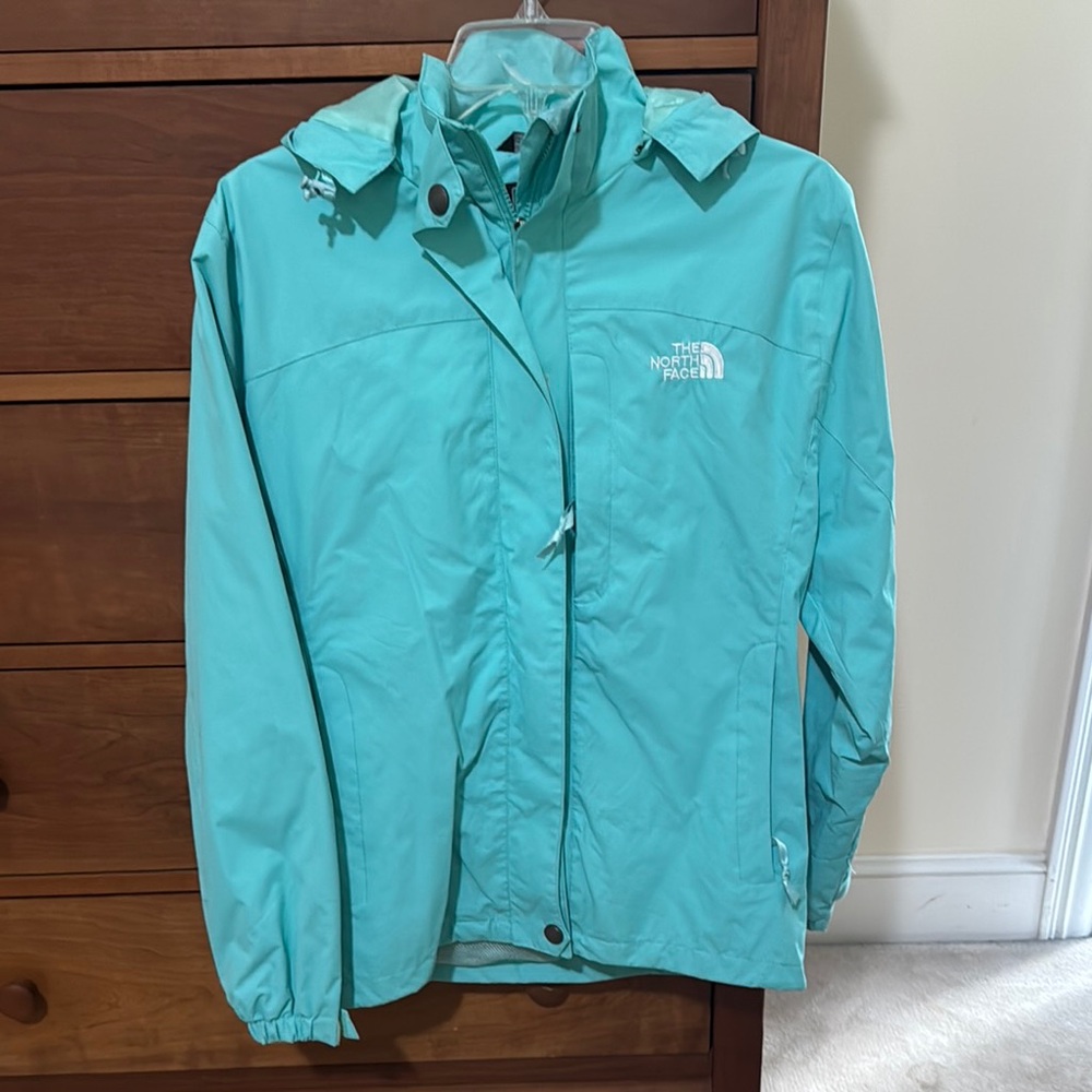 The North Face Teal Jacket Water-Resistant Lightweight